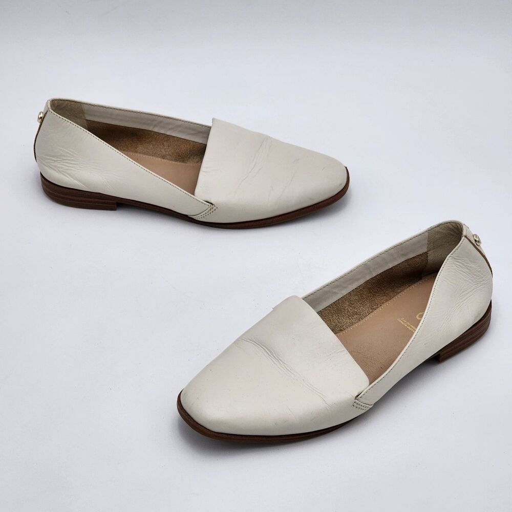 Aldo Veadith Cream White Slip On Loafer Shoes Size 7